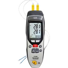 Asitan Cem DT-852B Dijital Çift Girişli Termokupl Termometre Datalogger (K ve J Tipi)