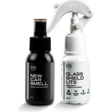 Asitan Glasshield Lite + New Car Smell-Avantajlı Set-Araba Bakım Seti-Araç Camları Nano Yağmur Kaydır