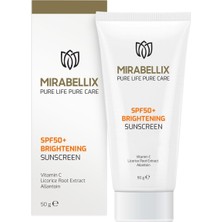 Asitan SPF50+ Aydınlatıcı Güneş Kremi, 50 G | Vitamin C Içerikli, Meyan Kökü Özlü, Allantoin For