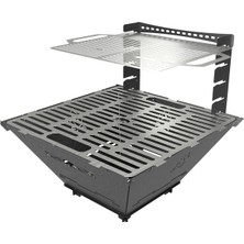 Asitan ® Firenest™: Grand 3mm Karbon Çelik Ateş Çukuru & Mangal | Su Geçirmez Özel Çantalı