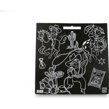 Asitan Akademi Çocuk Funny Mat Black (Tebeşirli) Vahşi Batı