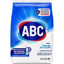 Asitan Abc Deterjan Matik Parlak Beyazlar Toz Çamaşır Deterjanı 5,5 kg