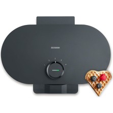 Asitan Wa 2119 Duo 1200 W Waffle Makinesi Yapışmaz Kaplamalı Waffle Makinesi, Iki Kabarık Çıtır Nor