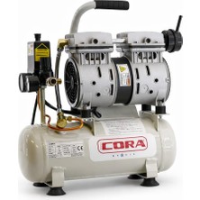 Asitan Yağsız 8 Bar EWS06 Sessiz Kompakt Kolay Taşınabilir Tekerleksiz Hava Kompresörü 6 Litre 1.5 Hp