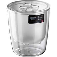 Asitan Corona Professional Pc Buz Kovası Süzgeçli Kapaklı 155X170H/MM