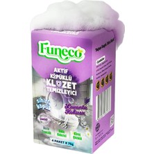 Asitan Funeco Tuvalet Klozet Wc Lavabo Temizleyici Aktif Köpüklü Doğa Dostu 4X75G (300G) Aylık Paket �