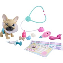 Asitan 105950056 Pamper Petz Doktorculuk Oyun Seti Oyuncak Köpek Figürü Rol Yapma Aksesuarlı
