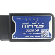Asitan Egea Araç Obd2 Bluetooth Arıza Teşhis Cihazı, Tüm Obd Protokolleri Destekli, V1.5