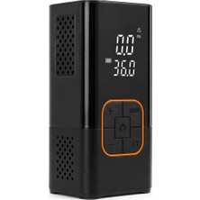 Asitan Lastik Hava Pompası Taşınabilir Kompresör 4000MAH LED Powerbank Dijital Ekranlı Araba, Bisiklet