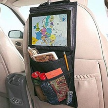 Asitan 2 Adet Araba Koltuk Arkası Şeffaf Koruyucu Kılıf Tablet Tutucu Stand Araç Içi Düzenleyici Org