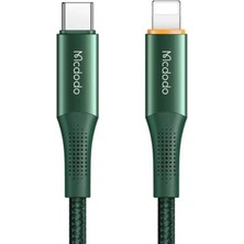 Asitan CA-9963 20W Type-C To Lightning Pd Data-Şarj Kablosu 1.8m, Yeşil