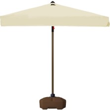 Asitan Sunminyum 200X200 Polyester Kumaşlı + 50 Litre Bidonlu Bahçe Şemsiyesi (Bej)