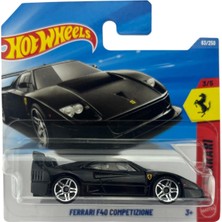 Asitan Ferrari F40 Competizine [siyah] 3/5, 63/250, 1:64 Ölçekli Diecast Oyuncak Araç