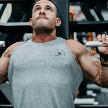 Gasp Legacy Mesh Tank - Greymelange