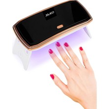 Asitan Xled Portatif Mini Uv LED Lamba Manikür Tırnak Kurutucu Siyah 36W