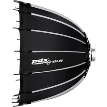 Asitan Pdx Plus,kp5 (90CM) Kolay Kurulum Parabolik Softbox Gridli