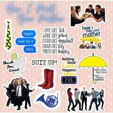 Asitan I Met Your Mother Seti-2 Laptop Notebook Telefon Etiket Journal