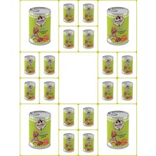 Asitan 20 Adet Yavru Kuzu Etli Kıyılmış Köpek Maması 415 gr 20'li Pro Chef Konserve Yaş Mama