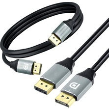Asitan Dp To Dp Kablo 8k 60hz / 4K 144hz Görüntü Aktarıcı Kablo 1,5 Metre - FC749