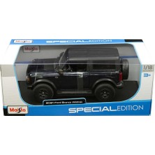 Asitan 1/18 2021 Model Ford Bronco Wildtrak - Siyah