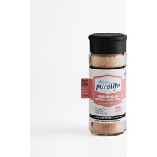 Asitan Himalaya Tuzu Pembe Iyotlu Ince Cam Şişe Tuzluk Kapaklı 120G | Rafine Edilmemiş Doğal Tuz | G