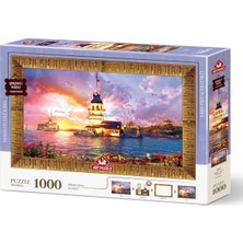 Asitan Kulesi 1000 Parça Çerçeveli Puzzle