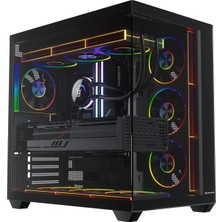 Asitan Warcry Ravora 7xargb Fan 80+ Bronze Micro-Atx Gaming (Oyuncu) Kasa (750W)