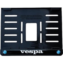 Asitan Sevgent Vespa Wespa ile Uyumlu Uyumlu Plastik (15X24 Cm) Kırılmaz Plakalık