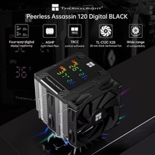 Asitan Peerless Assassin 120 Black TL-C12C-X28 V2 120MM Isı Borulu Intel-Amd Hava Soğutucu