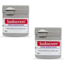 Asitan Sudocrem Bebek Bakım Kremi 60 gr x 2'li Paket