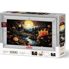 Asitan Gece Güzellikleri 1000 Parça Çerçeveli Puzzle