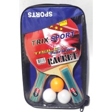 Asitan 10CM Saplı 2 Raket ve 4cm Çaplı 3 Toplu Çantalı Masa Tenis Seti