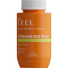 Asitan Ceel Vita Vitamin B12 Plus Dil Altı Tablet, Methylcobalamin, Citicoline, 60 Tablet