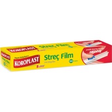 Asitan Koroplast Streç Film 100 M (Pratik Kesme Bıçağı Hediyeli)