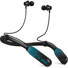 Asitan Boyun Bandı Bluetooth Kulaklık, 200H Ekstra Uzun Çalma Süresi Kablosuz Stereo Boyun Bandı, Mikr