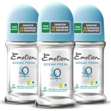 Asitan Ocean Fresh Kadın Alüminyumsuz Vegan Roll On 3X50 ml