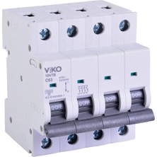 Asitan 10VTB-4C63 Otomatik Sigorta 10KA C Tipi 4 Kutup 63A