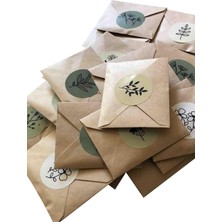 Asitan Kraft Zarf 100'LÜ Paket (7 x 9 Cm) - Mini Kraft Zarf 5895568541450