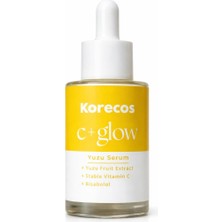 Asitan C Vitamini Serum - Aydınlatıcı, Leke Karşıtı, Canlılık Veren C Vitamini, Korecos C+Glow Yuzu