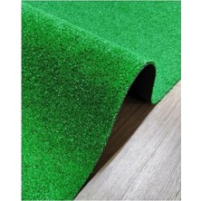 Asitan 1,50 x 1 Metre Çim Halı 7 mm Bahçe Yapay Sunni Dekoratif Çim Halı Yeşil Balkon Çim Halı