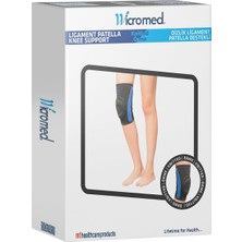 Asitan Wicromed Patella ve Ligament Destekli Örgü Dizlik Spor Lüx Siyah Xl Unisex