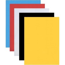 Asitan Artlantis Renkli Mukavva 5 Renk 35X50 cm 1 Paket Sert Renkli Karton 1.0 mm Okul Okul Öncesi Anasın