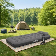 Asitan Single Tek Kişilik Şişme Yatak + El Pompası ve Yastık 185X76X22CM 671GY BW142