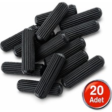 Alet Çantam Plastik Kavela 8mm Mobilya Dolap Bağlantı Birleştirme Montaj Aparatı - 20 Adet