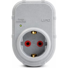 Asitan Ufo Yeni Tekli Akım Korumalı Topraklı Priz, Sürekli Koruma, 16A 250V, Max 3500W Aşırı Yük Ko