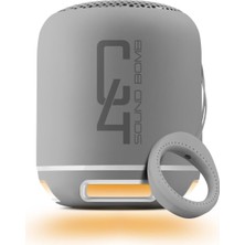Asitan Powerway Powerway C4 Gümüş Taşınabilir Bluetooth Hoparlör Ses Bombası Yüksek Ses Gücü Sese