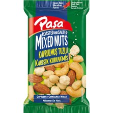 Asitan Kavrulmuş Tuzlu Karışık Kuruyemiş, 40 gr x 12 Adet, 480 gr Toplam, Fındık Badem Kaju