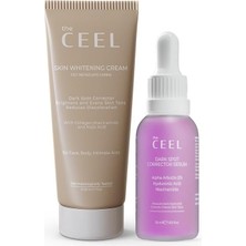 Asitan Leke Karşıtı Aydınlatıcı Cilt Bakım Seti - Glutatyon &amp;%2 Alpha Arbutin Yüz Serumu 30 ml