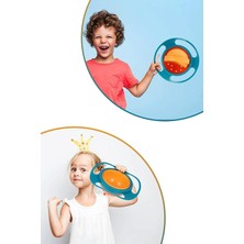 Asitan Safestore Dökülmeyen Mama Tabağı Evrensel 360 Derece Dönen Yemek Kabı Tabak Anne Bebek Oyuncak