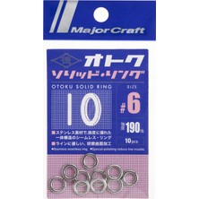 Asitan Major Craft Mc Otoku Solid Ring #6 (10PCS. Bag)